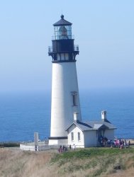 Yaquina Head Lighthouse.