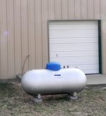 Our new, 200 gallon propane tank!