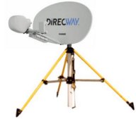 DirecWay tripod mounted dish.
