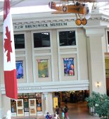 The entry to the New Brunswick provincial museum is from the market building.