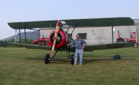 The owner with the last flying Sopwith Camel.