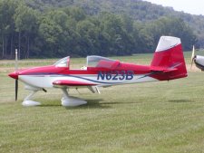 The kit airplane known as an RV7a.