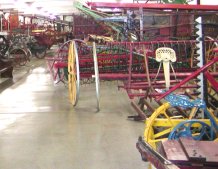 This is the largest collection of antique farm machinery that this farm boy has ever seen.
