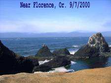 The coast near Florence, Oregon.
