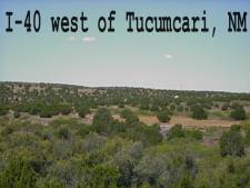 View from I-40, west of Tucumcari, New Mexico.
