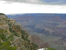 First view of the Grand Canyon.
