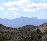 This is a view typical of Big Bend National Park.