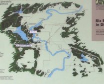 This is a map of the 16,000 acre state park.