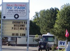 The Neat Retreat RV park.