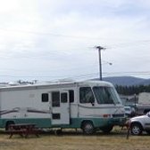 The camp site in Sequiem West RV park was just a parking place with hook_ups.