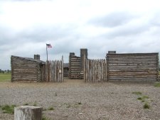 This repleca of the winter quarters of the Lewis & Clark expedition is near the city.