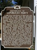 The Republican Party began here. (click for view of the house)