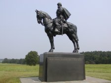Monument to Gen. Stonewall Jackson, who made his name here in the first battle.