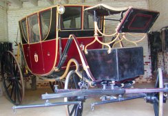 This is a carriage that was used by the former president.